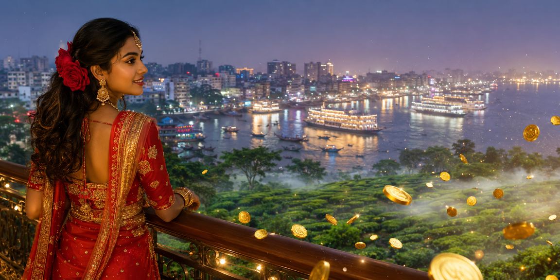 ঢাকার চা বাগানে বাকারা খেলার আনন্দময় পরিবেশ